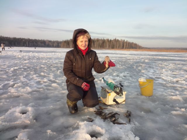 Обловила!